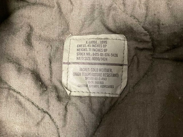 X-large-long cold weather jacket - afbeelding 4 van  4