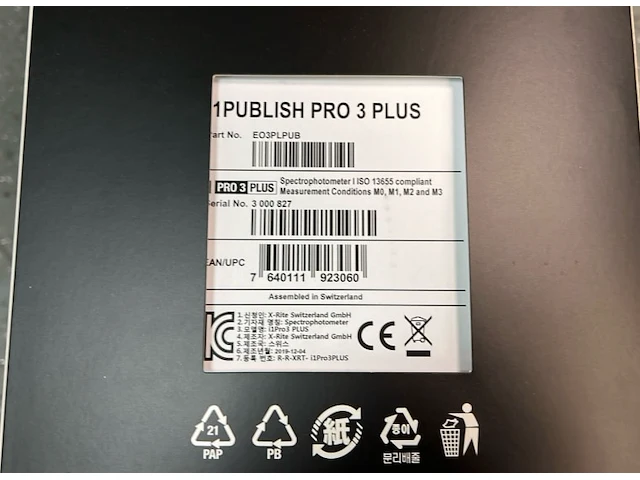 X-rite 1publish pro 3 plus spectrophotometer - afbeelding 3 van  7