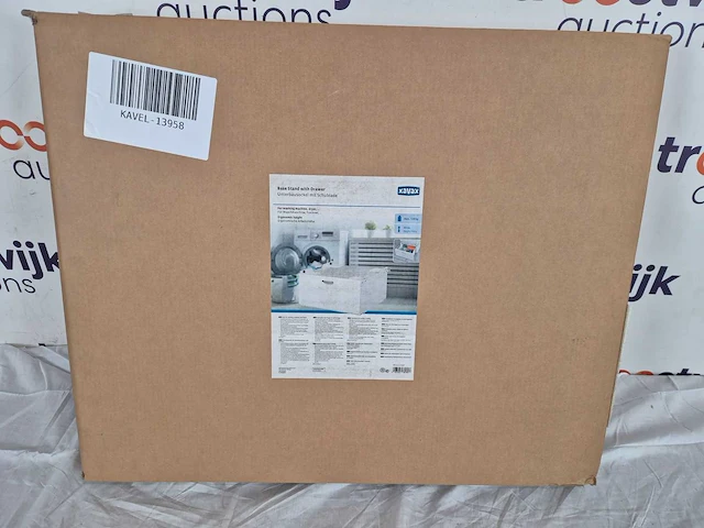Xavax onderbouwsokkel voor een wasmachines en drogers met lade 61 x 60 cm - afbeelding 2 van  2