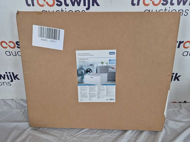 Xavax onderbouwsokkel voor een wasmachines en drogers met lade 61 x 60 cm - afbeelding 2 van  2