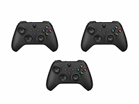 Xbox draadloze controller - carbon zwart - xbox, pc, cloud gaming - afbeelding 1 van  2