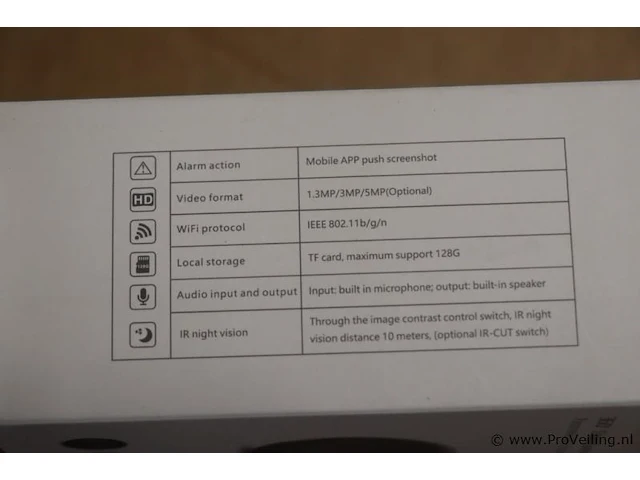 Xclusive-deals 360° cloud camera- panoramic wi-fi camera - afbeelding 3 van  4