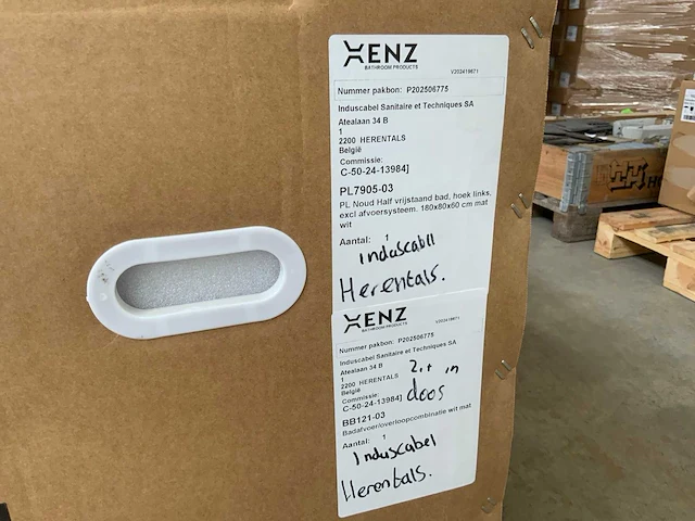 Xenz pl noud halfvrijstaand bad - afbeelding 2 van  5