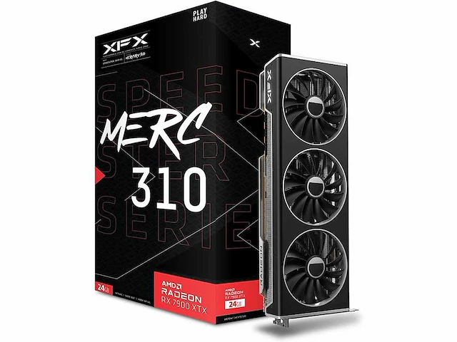 Xfx merc310 amd radeon rx 7900xtx grafische kaart - afbeelding 1 van  6