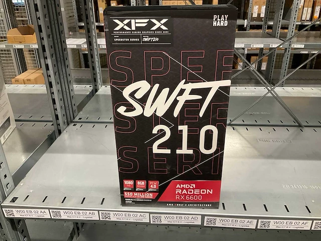 Xfx swft 210 amd radeon rx6600 videokaart - afbeelding 1 van  4