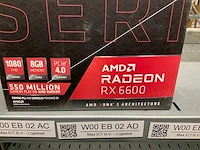 Xfx swft 210 amd radeon rx6600 videokaart - afbeelding 2 van  4