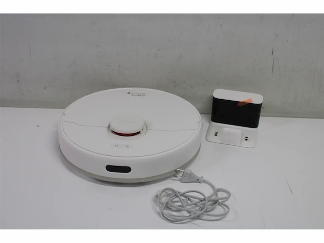 Xiaomi dreame d9 max robotstofzuiger en dweil ldsnavigatie tapijt harde vloeren en huisdierhaar wit - afbeelding 5 van  6