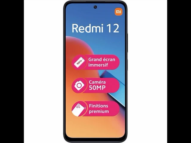 Xiaomi redmi 12 smartphone 6,79128 gb 4 gb ram zwart - afbeelding 2 van  8