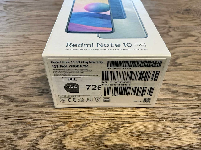 Xiaomi redmi note 10 5g 128gb grijs - afbeelding 7 van  7
