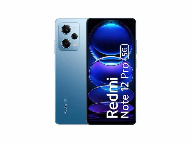 Xiaomi redmi note 12 pro 5g - 6gb/128gb - sky blue - afbeelding 1 van  2