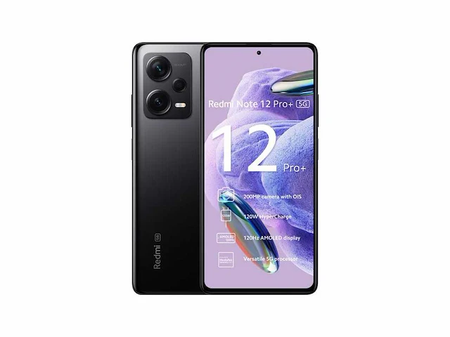 Xiaomi redmi note 12 pro+ 5g - 8gb/256gb - midnight black - afbeelding 1 van  2