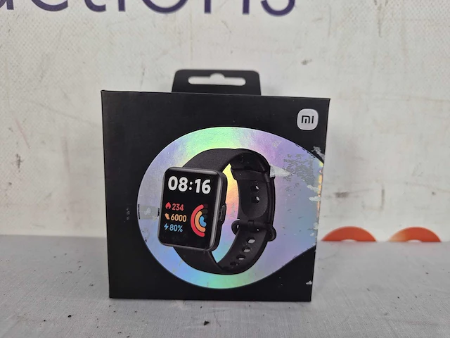 Xiaomi redmi watch 2 lite gl - smartwatch - zwart - afbeelding 2 van  2