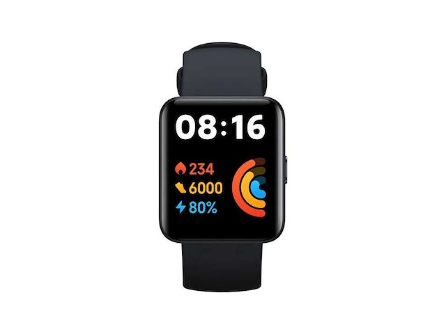 Xiaomi redmi watch 2 lite gl - smartwatch - zwart - afbeelding 1 van  2