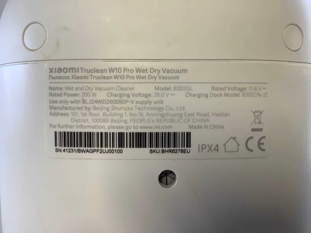 Xiaomi truclean w10 pro wet dry stofzuiger - afbeelding 7 van  7