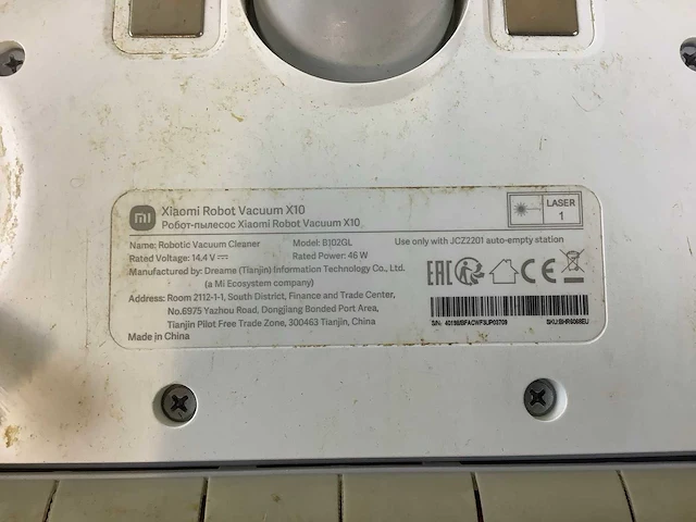 Xiaomi x10 robotstofzuiger - afbeelding 9 van  9