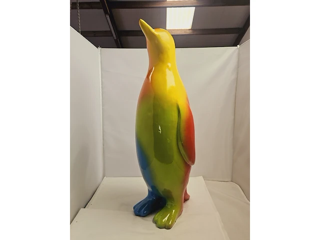 Xl formaat pop art penguin - afbeelding 2 van  8