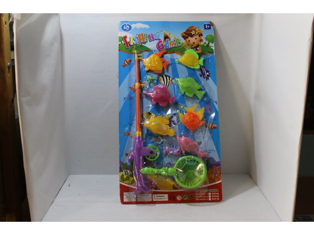 Xl vis spel op kaart verpakking los 1x - afbeelding 2 van  3