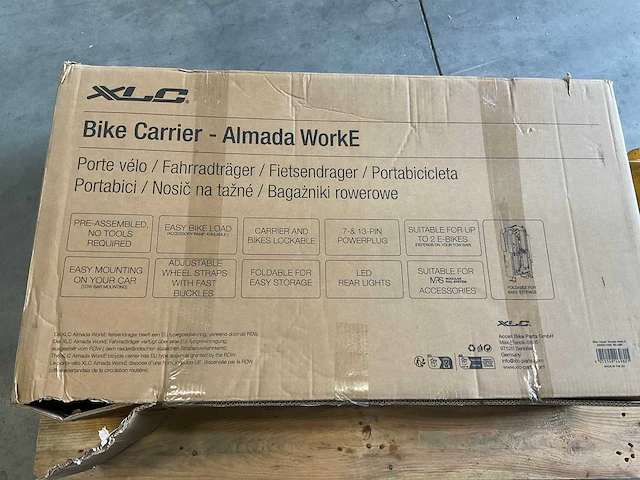 Xlc almada worke fietsdrager - afbeelding 2 van  5