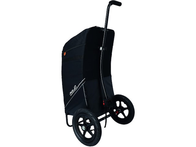 Xlc bs-05 fiets trolley - boodschappentas - 60 liter - zwart - afbeelding 3 van  4