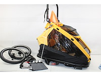 Xlc duos fietskar - oranje - bs-c10 - voor twee kinderen - kinderwagen - jogger - afbeelding 2 van  2