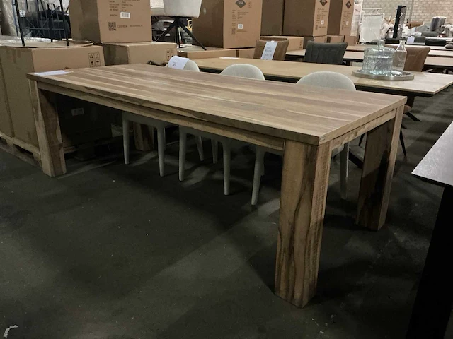 Xooon eik sesam wood eetkamertafel - afbeelding 1 van  3