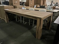 Xooon eik sesam wood eetkamertafel - afbeelding 1 van  3