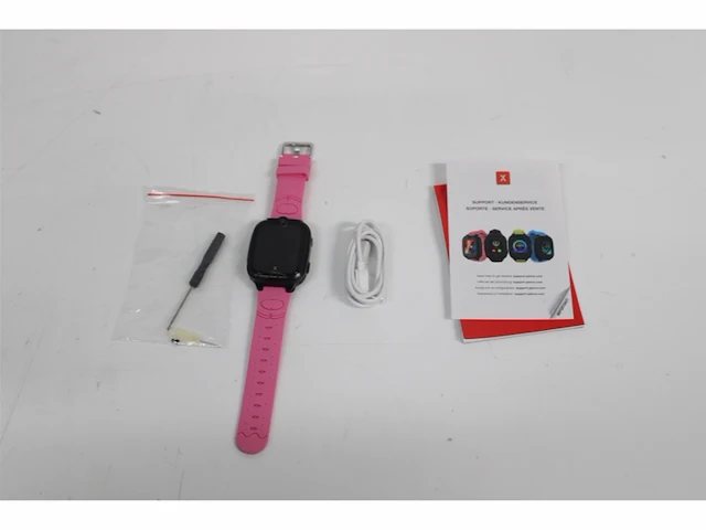 Xplora xgo 2 telefoon horloge voor kinderen (sim vrij) 4g - bellen berichten school modus sos-functie gps-locatie camera roze - afbeelding 4 van  4