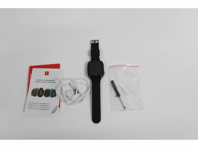 Xplora xgo 2 telefoon horloge voor kinderen (sim vrij) 4g bellen berichten school modus sos-functie gps-locatie zwart - afbeelding 3 van  3