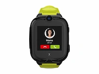 Xplora xgo 2 telefoon horloge voor kinderen (sim vrij) 4g bellen berichten school modus voor kinderen sos functie gps locatie camera groen - afbeelding 4 van  5