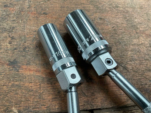 Xptools 16mm en 21mm bougiesleutel (2x) - afbeelding 5 van  5