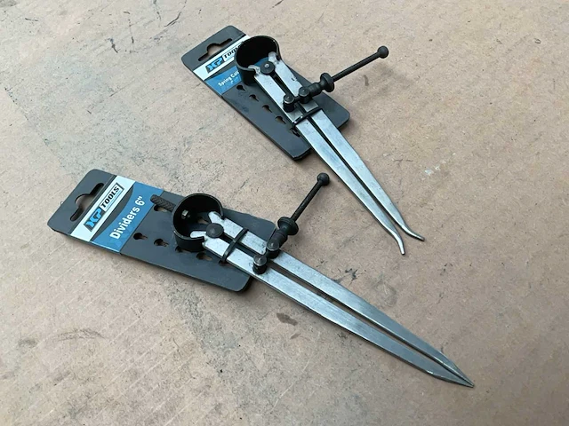 Xptools 6” dividers and spring caliper set - afbeelding 1 van  2