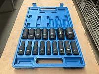 Xptools ss12d16 krachtdoppenset lang - afbeelding 2 van  4