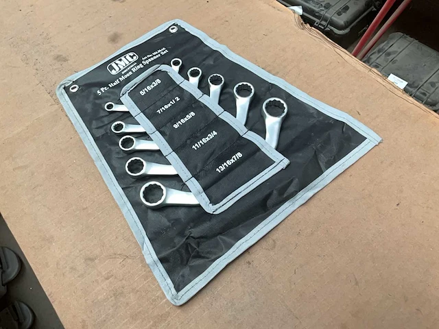 Xptools ssl5sae half moon ring spanner set (2x) - afbeelding 1 van  3