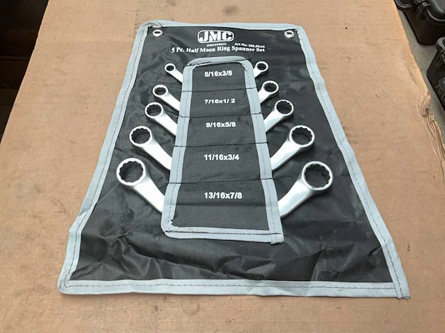 Xptools ssl5sae half moon ring spanner set (2x) - afbeelding 2 van  3