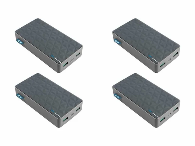 Xtorm fuel series 4 powerbank 20000 mah 20 watt grijs (4x) - afbeelding 1 van  2
