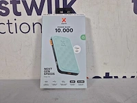 Xtorm fuel series 5 20w powerbank 10.000 mah - 2 x usb-c / 1 x usb-a - grs materiaal - airport proof - blauw - afbeelding 2 van  2