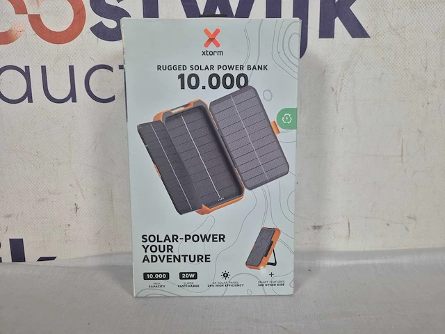 Xtorm powerbank zonneenergie - 10000 mah - geschikt voor iphone/samsung - inclusief usb-c kabel - afbeelding 2 van  2