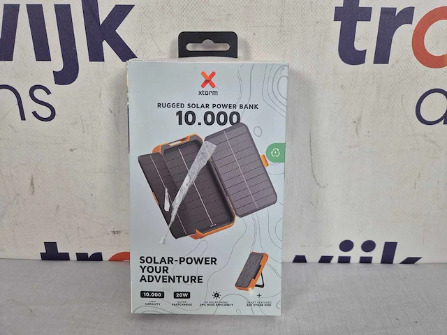 Xtorm powerbank zonneenergie - 10000 mah - geschikt voor iphone/samsung - inclusief usb-c kabel - afbeelding 2 van  2