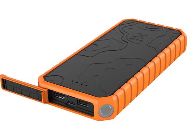 Xtorm rugged powerbank - 20000mah - waterdicht - zaklamp - 35w - usb c en usb a - oranje - afbeelding 1 van  2