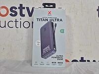 Xtorm titan ultra 200w powerbank 27.000 mah - laptop powerbank - 4 x usb-c pd - led scherm - geschikt voor macbook, laptops, smartphones en tablets - zwart - afbeelding 2 van  2