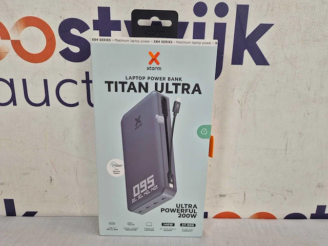 Xtorm titan ultra 200w powerbank 27.000 mah - laptop powerbank - 4 x usb-c pd - led scherm - afbeelding 2 van  2