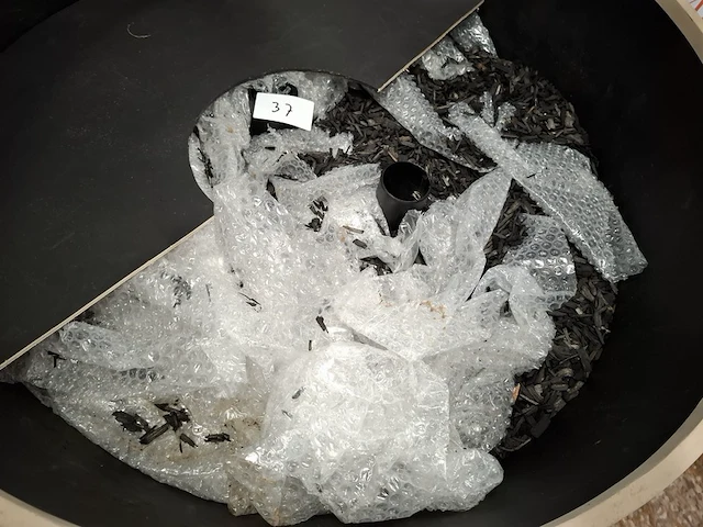 Xxl bloempot poldr design, beige - afbeelding 7 van  7