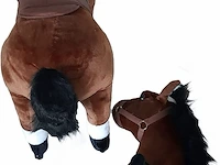 Xxl hobbelpaard bruin 97cm - afbeelding 3 van  5
