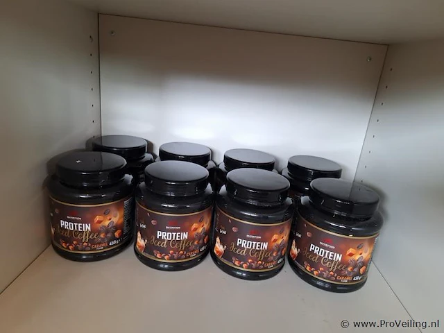 Xxl nutrition iced coffee eiwit mix - 8x 450 gr - afbeelding 1 van  3