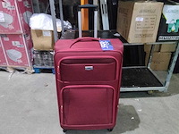 Xxl reiskoffer met slot en wieltjes. - afbeelding 1 van  9