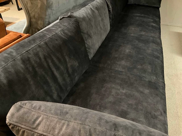 Xxl velours bankstel - afbeelding 4 van  8