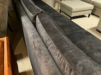 Xxl velours bankstel - afbeelding 6 van  8