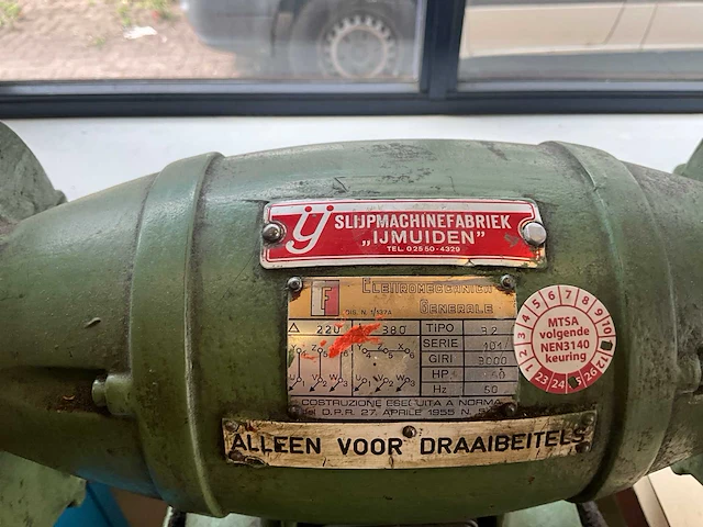 Y dubbelsteens slijpmachine - afbeelding 7 van  7
