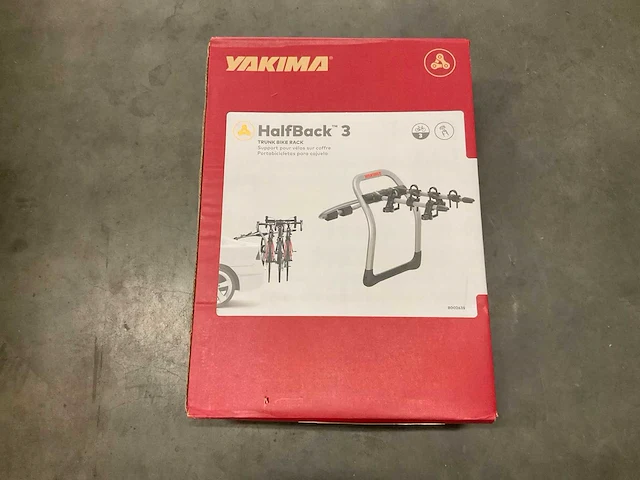 Yakima halfback 3 achterklep fietsendrager - afbeelding 1 van  3