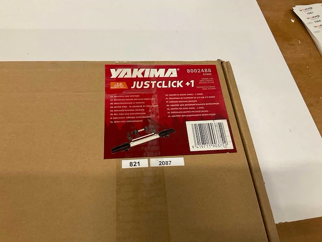 Yakima just click + 1 extra fiets uitbreidingsset - afbeelding 1 van  2